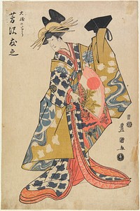 Actor Yoshizawa Yūshi as Ōiso no Tora. Original from the Minneapolis Institute of Art.