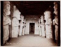 Abu Simbel, Grande Temple, Intérieur de la Salle. Original from the Minneapolis Institute of Art.