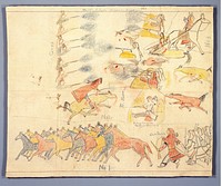 Winter Horse Raiding Episode. Original from the Minneapolis Institute of Art.