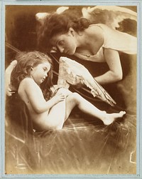 Venus Chiding Cupid and Depriving Him of His Wings (1872) by Julia Margaret Cameron. Original from The Minneapolis Institute of Art.