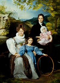 Family portrait. Original from the Minneapolis Institute of Art.