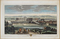 View of the Chateau of Versailles from the Orangery. Original from the Minneapolis Institute of Art.