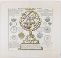 The Artificial or Oblique Armillary Sphere. Original from the Minneapolis Institute of Art.