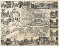 Plan of the Garden and Views of the Dwellings at Chiswick. Original from the Minneapolis Institute of Art.