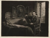 Rembrandt van Rijn's Abraham Francen. Original from the Minneapolis Institute of Art.