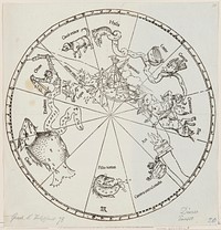 The Southern Hemisphere of the Celestial Globe by Albrecht Dürer. Original from the Minneapolis Institute of Art.