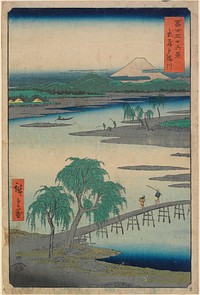 Jewel River in Musashi Province. Original from the Minneapolis Institute of Art.