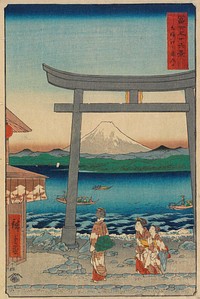 Entrance to Enoshima in Sagami Province. Original from the Minneapolis Institute of Art.