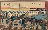 No.1 Nihonbashi Bridge. Original from the Minneapolis Institute of Art.