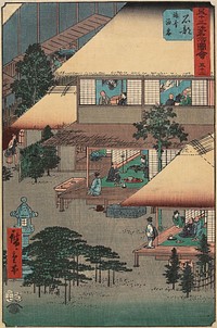 52, Guests of an Inn in Ishibe. Original from the Minneapolis Institute of Art.