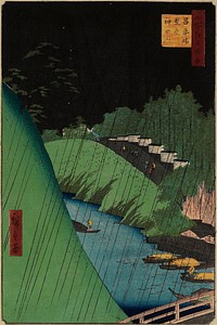 Seidō and Kanda River from Shōhei Bridge. Original from the Minneapolis Institute of Art.