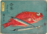 Red Snapper and Halfbeak. Original from the Minneapolis Institute of Art.