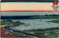 Niigata in Echigo Province. Original from the Minneapolis Institute of Art.