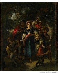 Descent of the Bohemians. Original from the Minneapolis Institute of Art.