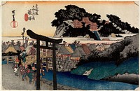 Fujisawa: The Yugyō-ji Temple. Original from the Minneapolis Institute of Art.