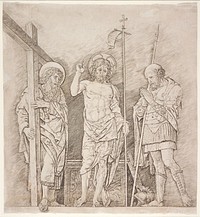 The Risen Christ between Saints Andrew and Longinus. Original from the Minneapolis Institute of Art.
