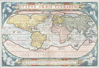 Map of the World, from "Theatrum Orbis Terrarum" (Theater of the Whole World), Antwerp. Original from the Minneapolis Institute of Art.