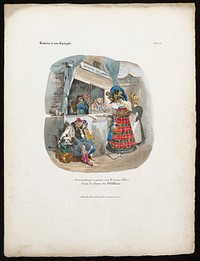 Fashion Plate from Histoire d'une Epingle. Original from the Minneapolis Institute of Art.