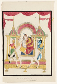 Shiva and Parvati on Nandi with Kartikeya and Ganesha. Original from the Minneapolis Institute of Art.