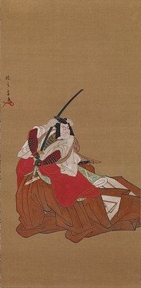 Actor Ichikawa Danjūrō V in a Shibaraku Role. Original from the Minneapolis Institute of Art.