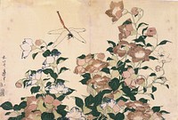 Bellflower and Dragonfly. Original from the Minneapolis Institute of Art.
