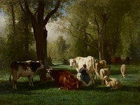 Landscape with Cattle and Sheep. Original from the Minneapolis Institute of Art.