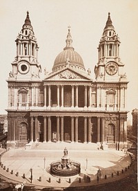 St. Pual's Cathedral, London, England. Original from the Minneapolis Institute of Art.