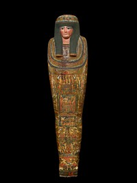 X-ray of Lady Tashat is at column in Paintings racks in MS. Original from the Minneapolis Institute of Art.