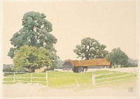 A Bedfordshire Farmyard. Original from the Minneapolis Institute of Art.