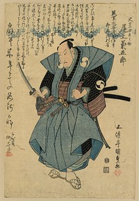 Sandaime Onoe Kikugorō no Ōboshi Yuranosuke. Original from the Library of Congress.