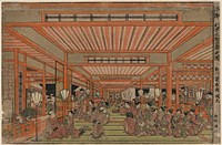 Ukie shin-yoshiwara sōjimai no zu. Original from the Library of Congress.