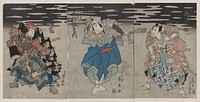 Arashirikan no mashiba hisatugu; nakamura utaemon; ichikawa hakuen. Original from the Library of Congress.