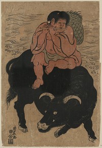 Kintarō no yatsushi kusakari sanro[?]. Original from the Library of Congress.