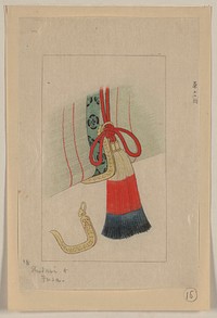Shidari[?] & fusa. Original from the Library of Congress.