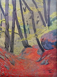 (Albi) Sous-Bois (Le Huelgoate) by Paul Sérusier (1892) MTL.inv.392