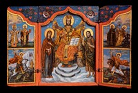 Deesis with Saints, triptych