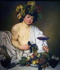 Caravaggio's Bacchus (1596)