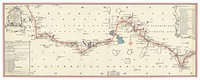 Border map no. 21 shows the area nearest the border in parts of Kautokeino parish. It was drawn in 1765, and measures 130×331 cm.