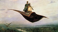 The Flying Carpet, a depiction of the hero of Russian folklore, Ivan Tsarevich