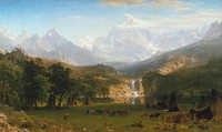 Albert Bierstadt - The Rocky Mountains, Lander's Peak