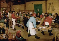 Pieter Bruegel the Elder - Peasant Wedding - Google Art Project 2