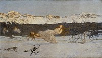 Giovanni Segantini - The Punishment of Lust - Google Art Project