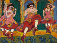 Ernst Ludwig Kirchner - Czardas dancers - Google Art Project