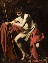 Caravaggio's Saint John the Baptist in the Wilderness (1604)