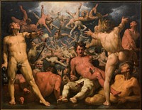 Cornelis Cornelisz. van Haarlem - The Fall of the Titans - Google Art Project