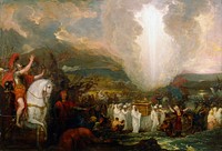 Benjamin West - Joshua passing the River Jordan with the Ark of the Covenant - Google Art Project