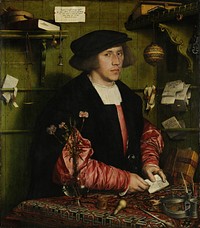 Hans Holbein der Jüngere - Der Kaufmann Georg Gisze - Google Art Project