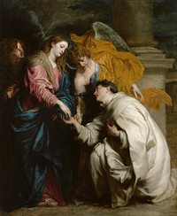 Anton van Dyck - The Vision of the Blessed Hermann Joseph - Google Art Project