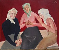 Jēkabs Kazaks - Three Old Ladies - Google Art Project