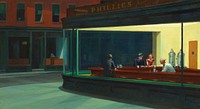 Nighthawks (1942) by Edward Hopper 